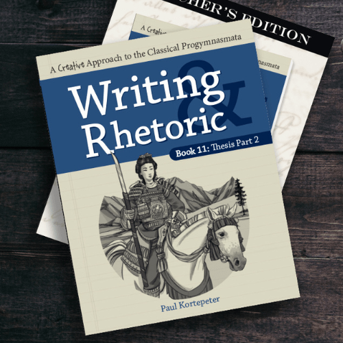 Image of text book for Writing and Rhetoric 6