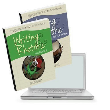 Image of text book for Writing and Rhetoric 2